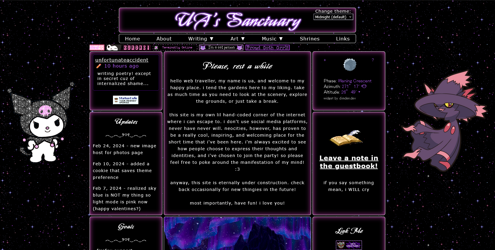 old homepage